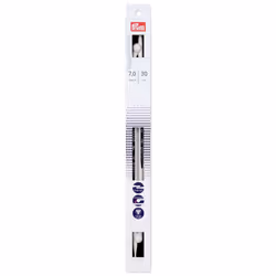 Prym Ergonomics 12 Single Point  7mm  2 Count Knitting Needles  One Size  Alabaster White