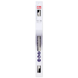 Prym Ergonomics 12 Single Point  7mm  2 Count Knitting Needles  One Size  Alabaster White
