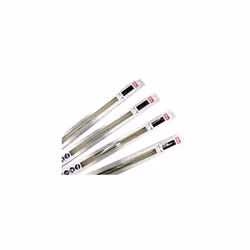 Single-Point Ergonomic Knitting Pins/Needles, synthetic material with hook tips, Multi-Colour, 5 mm, 35 cm Length, 1-Pair