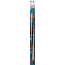 Inox 10 inch Single Point Aluminum Knitting Needles Size 6 (4mm)