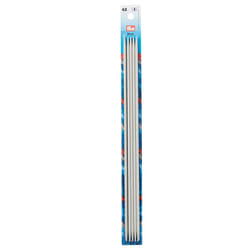 Prym 12"" Double Point Aluminum Knitting Needles  4mm