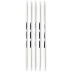 Prym Double-Point Ergonomic KnittingPins/Needles (Set of 5) 2.5mm x 20cm Length, High-performance Synthetic Material, Multi-Colour, 22 x 4 x 1 cm
