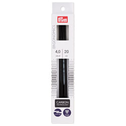 Prym Ergonomics 8 Double Point Knitting Needles  Carbon  4.0mm  5 Count