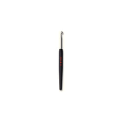 Prym Soft-grip wool crochet hook, 14cm, 5.00mm, silver-coloured