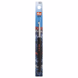 Prym Soft-grip wool crochet hook, 14cm, 5.00mm, silver-coloured