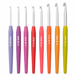 Prym Crochet Hooks 8 Piece Wool Crochet Hook Set in Sizes 2.0 to 6.0mm