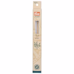 Prym 197602, Natural, Bamboo, Bamboo, Adults, Any gender, 3 mm