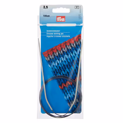 Prym Circular Knitting Needle Aluminium Grey 2.5 mm