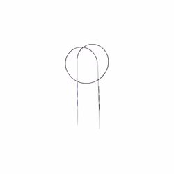 Prym Circular Knitting Pins/Needles, Ergonomic Design, 3mm x 60cm Length, High-performance Synthetic Material, Multi-Colour,  ...