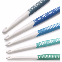 Prym 218441-1 Crochet Hook for Wool Ergonomics 7.00-12.00 mm x 1 Set, White, 12mm