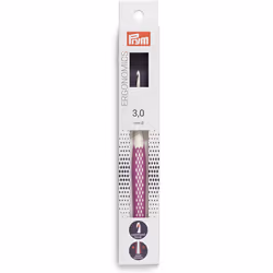 Prym Wool Crochet Hook, Fuchsia, 3 mm