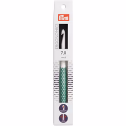 Prym Ergonomic Hook for Wool, White / Dark Purple, 7mm