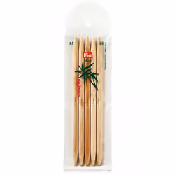 Prym Bamboo Double Point Needles 20cm - per pack of 5