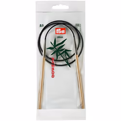 Prym 221509, Circular knitting needle, Bamboo, Bamboo, 800 mm, 5.5 mm, 1 pc(s)