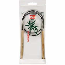 Prym 221511, Circular knitting needle, Bamboo, Bamboo, 800 mm, 7 mm