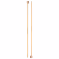 Prym Bambus, Single pointed knitting needle, Bamboo, Bamboo, 330 mm, 5.5 mm, 2 pc(s)