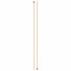 Prym Bambus, Single pointed knitting needle, Bamboo, Bamboo, 330 mm, 3.75 mm, 2 pc(s)