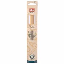 Prym 222212 knitting needle Double pointed knitting needle Natural
