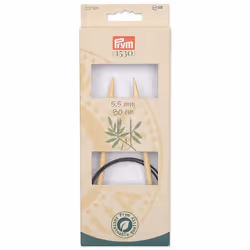 Prym 222509 knitting needle Circular knitting needle Black, Natural, Silver