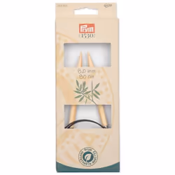 Prym 222503 Circular knitting needle Black, Natural, Silver