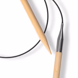 Prym 222503 Circular knitting needle Black, Natural, Silver