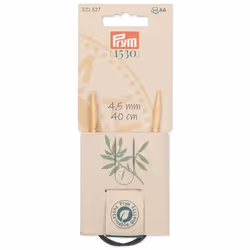 Prym 222527 knitting needle Circular knitting needle Black, Natural, Silver
