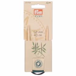 Prym 222528 knitting needle Circular knitting needle Black, Natural, Silver