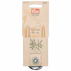 Prym 222530 knitting needle Circular knitting needle Black, Natural, Silver