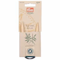 Prym 222532 knitting needle Circular knitting needle Black, Natural, Silver