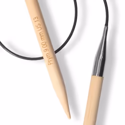 Prym 222553 knitting needle Circular knitting needle Black, Natural, Silver