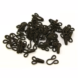 Prym Fur Coat Hooks Brown - per pack of 200