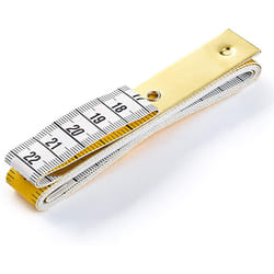 Prym Tape Measure Profi with Metal end, Polyester blend, White, 14 x 5.7 x 1.7 cm