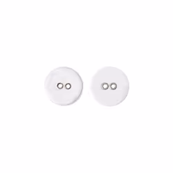 Buttons, White, 28'' 18 mm