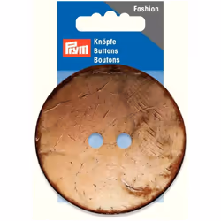 Prym Round Coconut Buttons  Beige - each