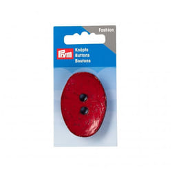 Prym Oval Coconut Buttons  Dark Red - each