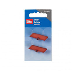 Prym Shank Toggle Buttons  Terracotta - per pack of 2