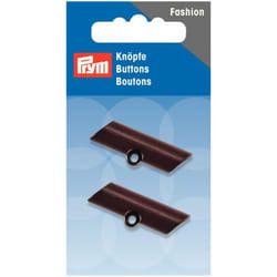 Prym Shank Toggle Buttons  Brown - per pack of 2