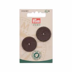 Prym Recycled Cotton Buttons - per pack of 2