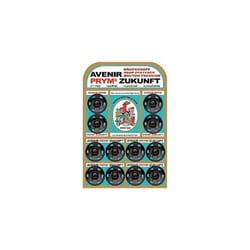 Prym Sew-On Snap Fasteners Zukunft Brass Black 21 mm