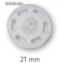 Prym Sew On Plastic Snap Fasteners  Transparent - per pack of 1000