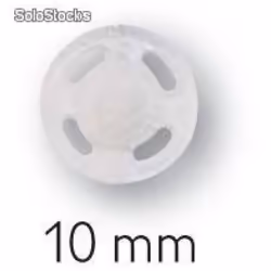 Prym Sew On Plastic Snap Fasteners  Transparent - per pack of 1000