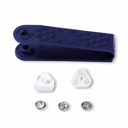 Prym 390100, Brass, Blue, Silver, Rectangular, Gloss, 10 pc(s), Blister