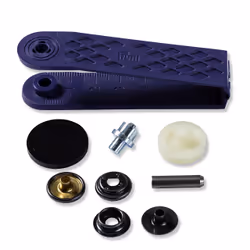 Prym 390200, Rivet snap fastener, Metal, Black, 1.5 cm, 10 pc(s)