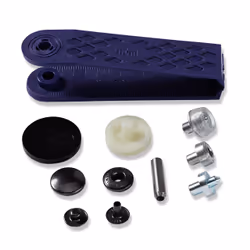 Prym 390302, Rivet snap fastener, Metal, Black, 1.5 cm, 10 pc(s)
