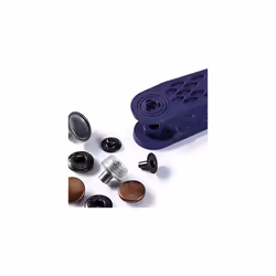 Prym Non-Sew Press Fasteners, metal, Altkupfer, 12 mm