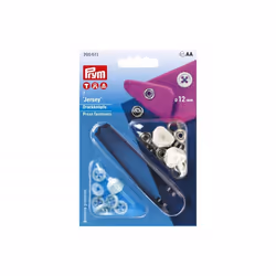 Prym Jersey Button Effect Snaps Press Fasteners Blue - per pack of 7