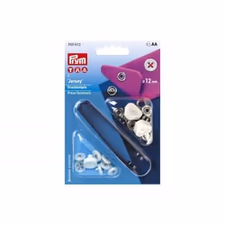 Prym Jersey Button Effect Snaps Press Fasteners Red - per pack of 7