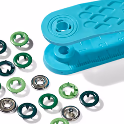 Prym Love Press Fasteners Jersey Brass 8 mm, Metal, Green, 14 x 9.3 x 2.5 cm