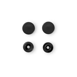 Prym Non-sew press fasteners, Colour Snaps, round, 12.4mm, black