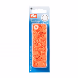 Prym Snaps Press Fasteners Salmon Pink - per pack of 30
